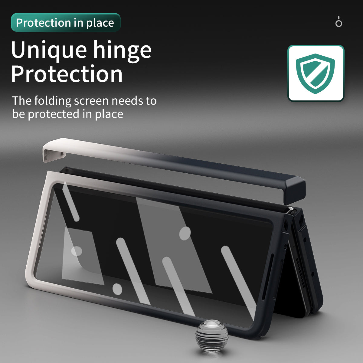 For Samsung Galaxy Z Fold5 5G Gradient Color PC Phone Case Hinge Protection Cover with Tempered Glass Film For Samsung Galaxy Z Fold5 5G Gradient Color PC Phone Case Hinge Protection Cover with Tempered Glass Film
